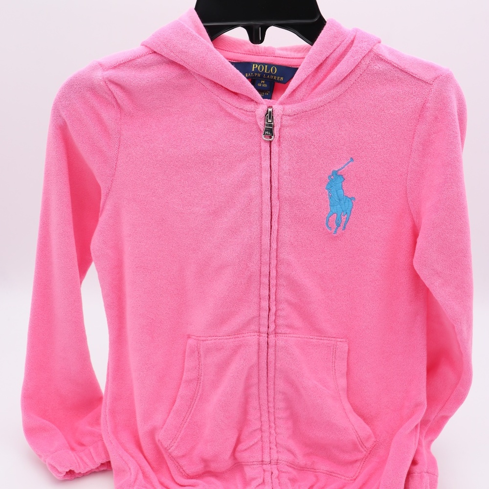 Ralph Lauren Girls French Terry Big Pony Hoodie